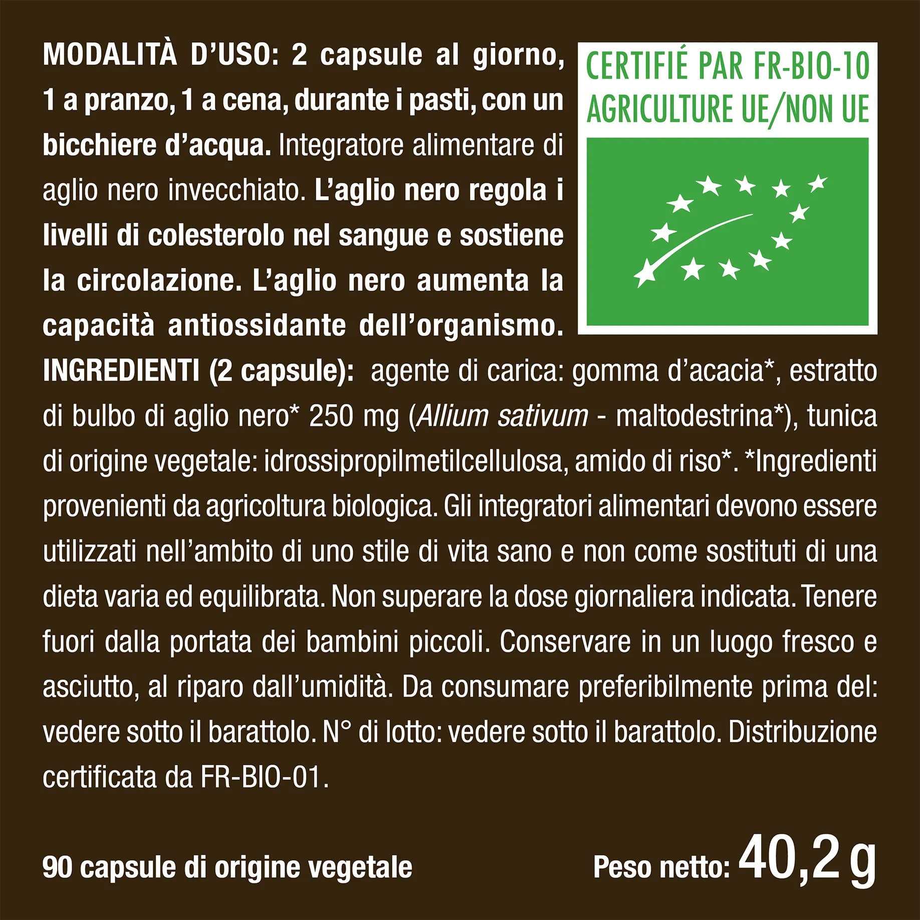 Aglio Nero Biologico