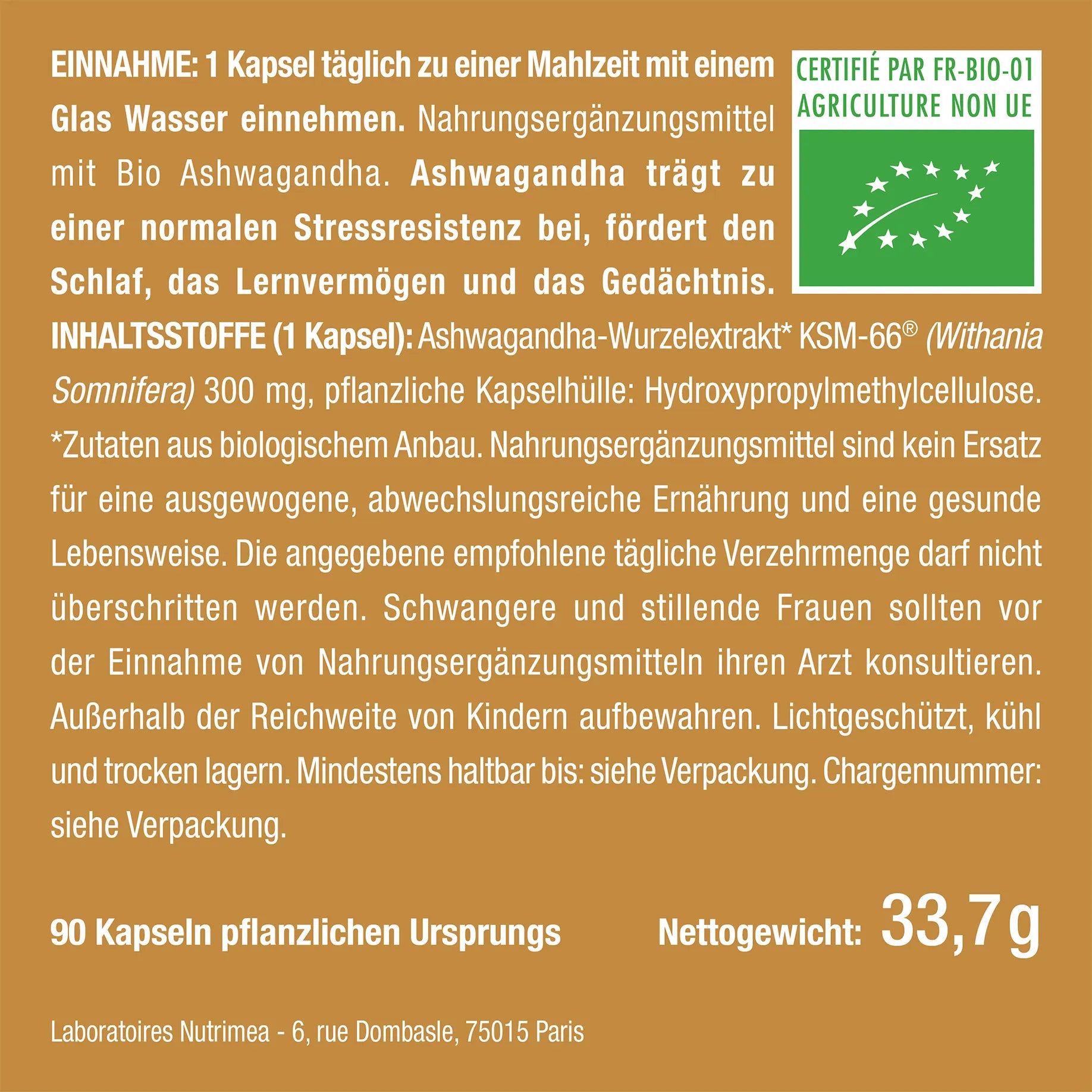 Ashwagandha BIO - Schlafbeere