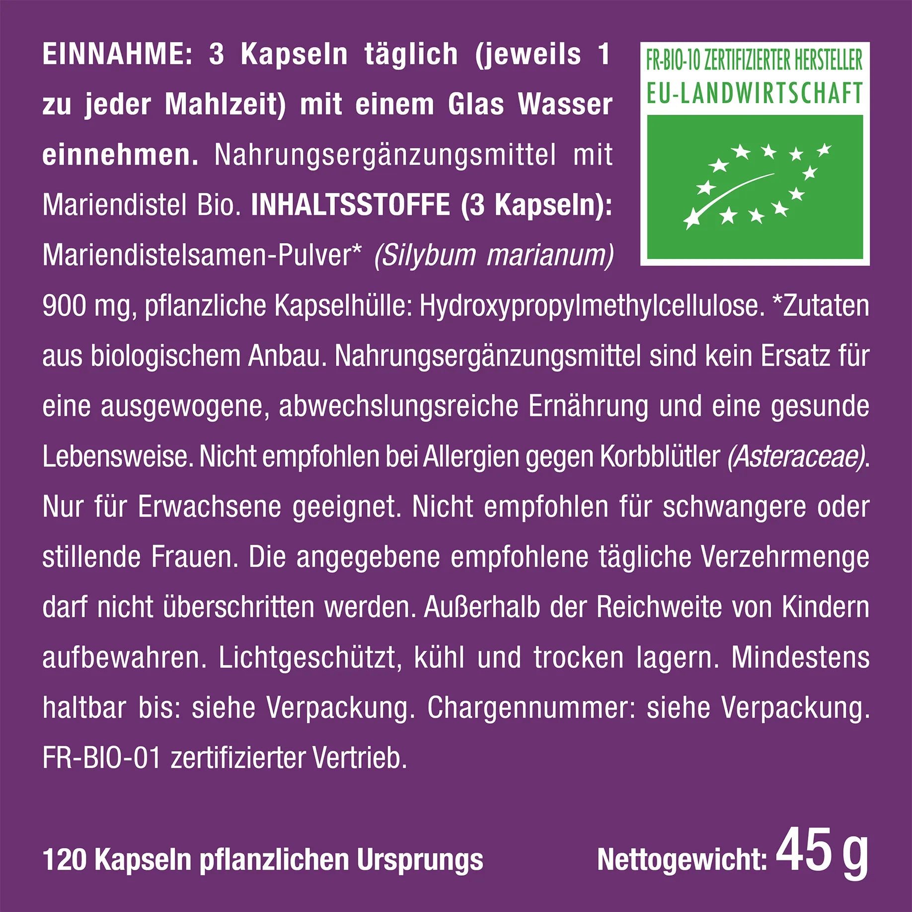 DETOX Mariendistel BIO