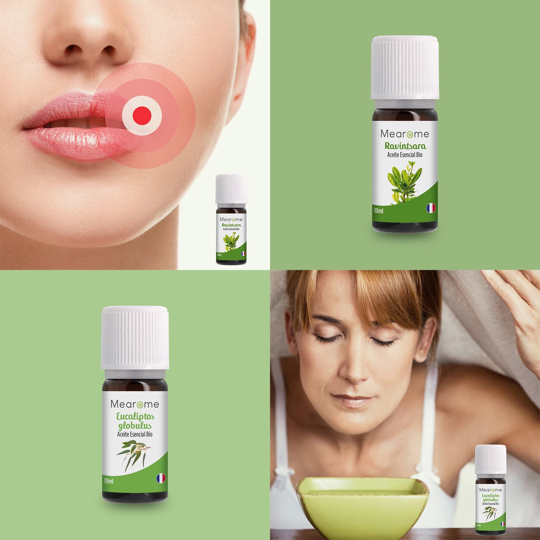 Set de 8 aceites esenciales Bio