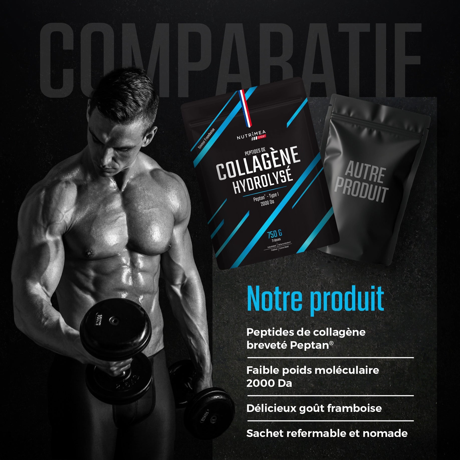 Peptides de collagène hydrolysé