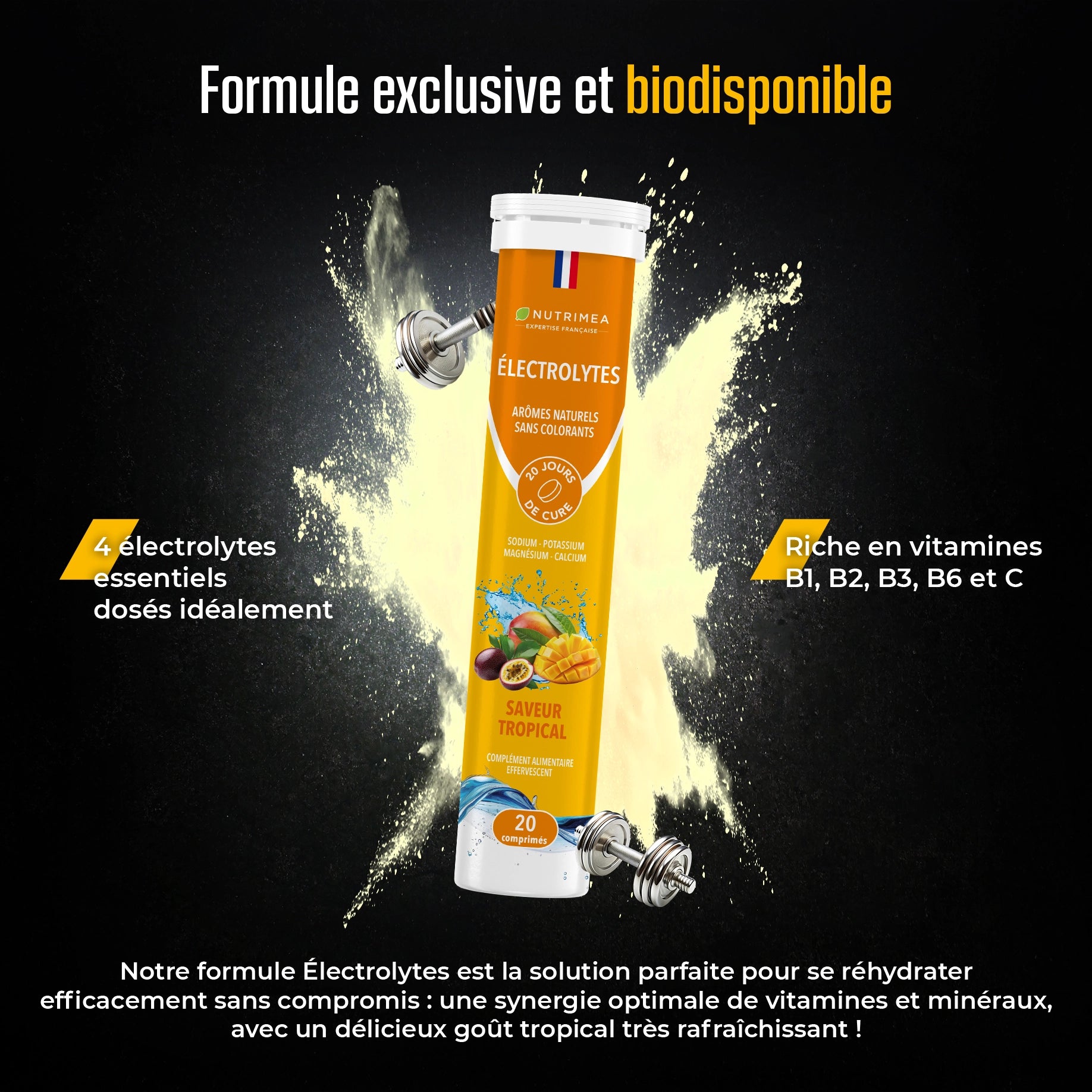 Formule Electrolytes effervescents