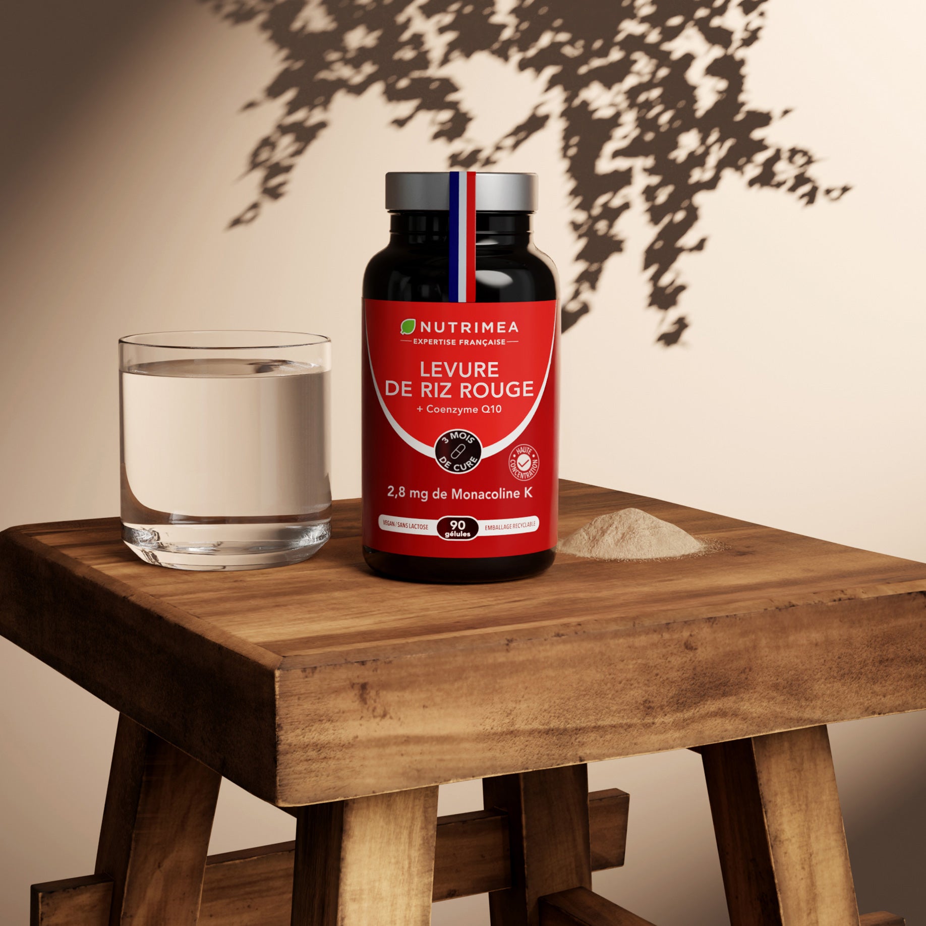 Levure de Riz Rouge en complément alimentaire