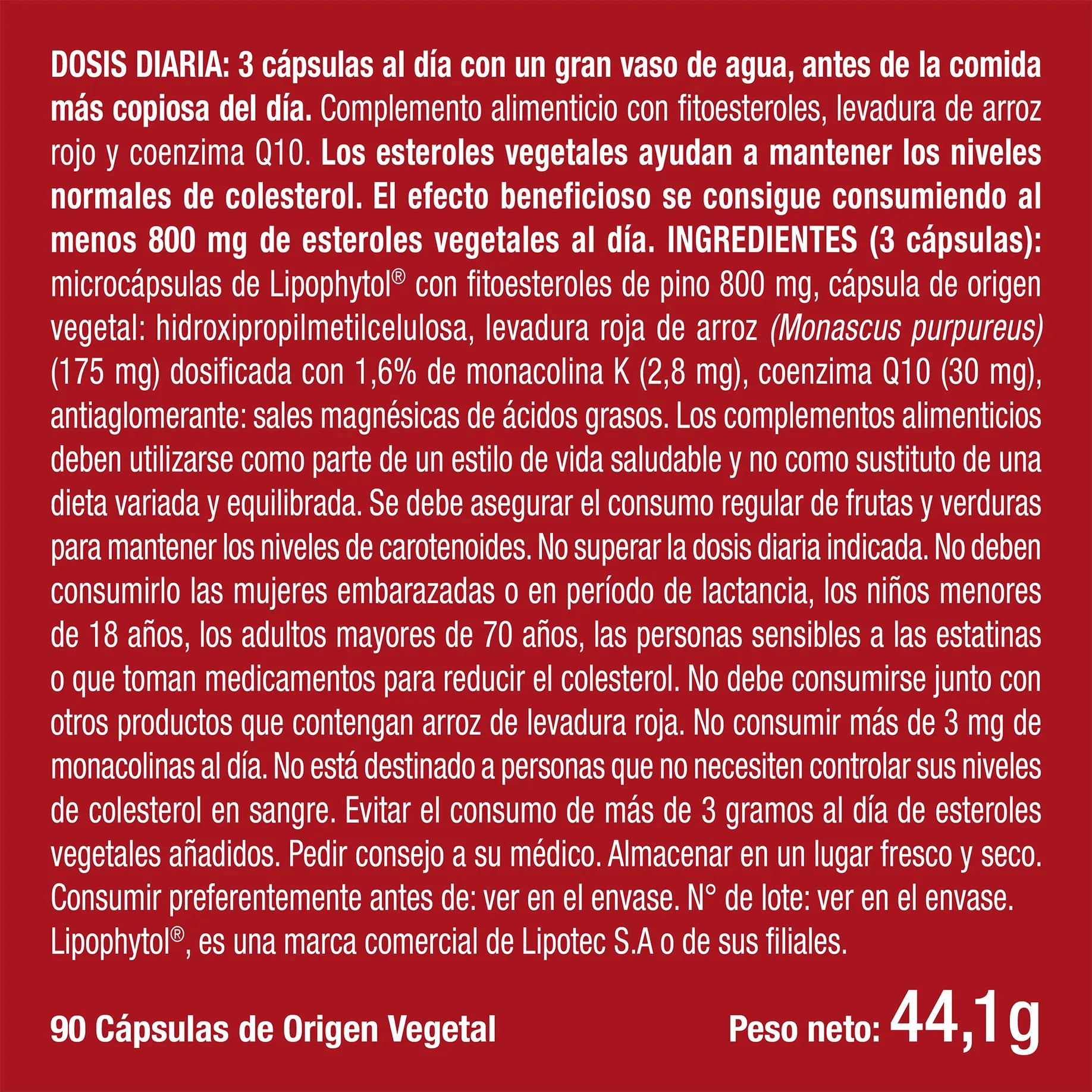 Levadura de Arroz Rojo Premium
