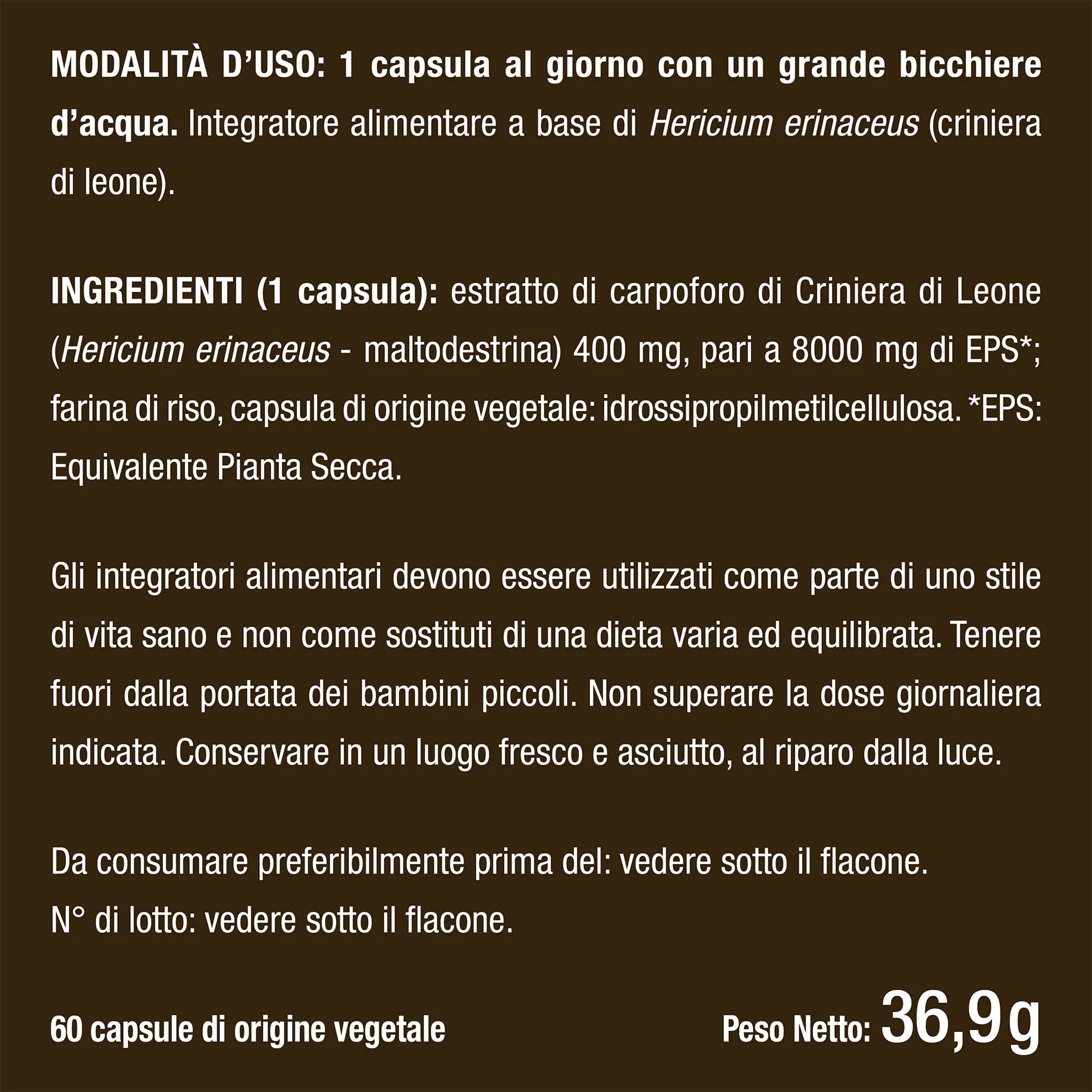 Lion's Mane - NOVITÀ