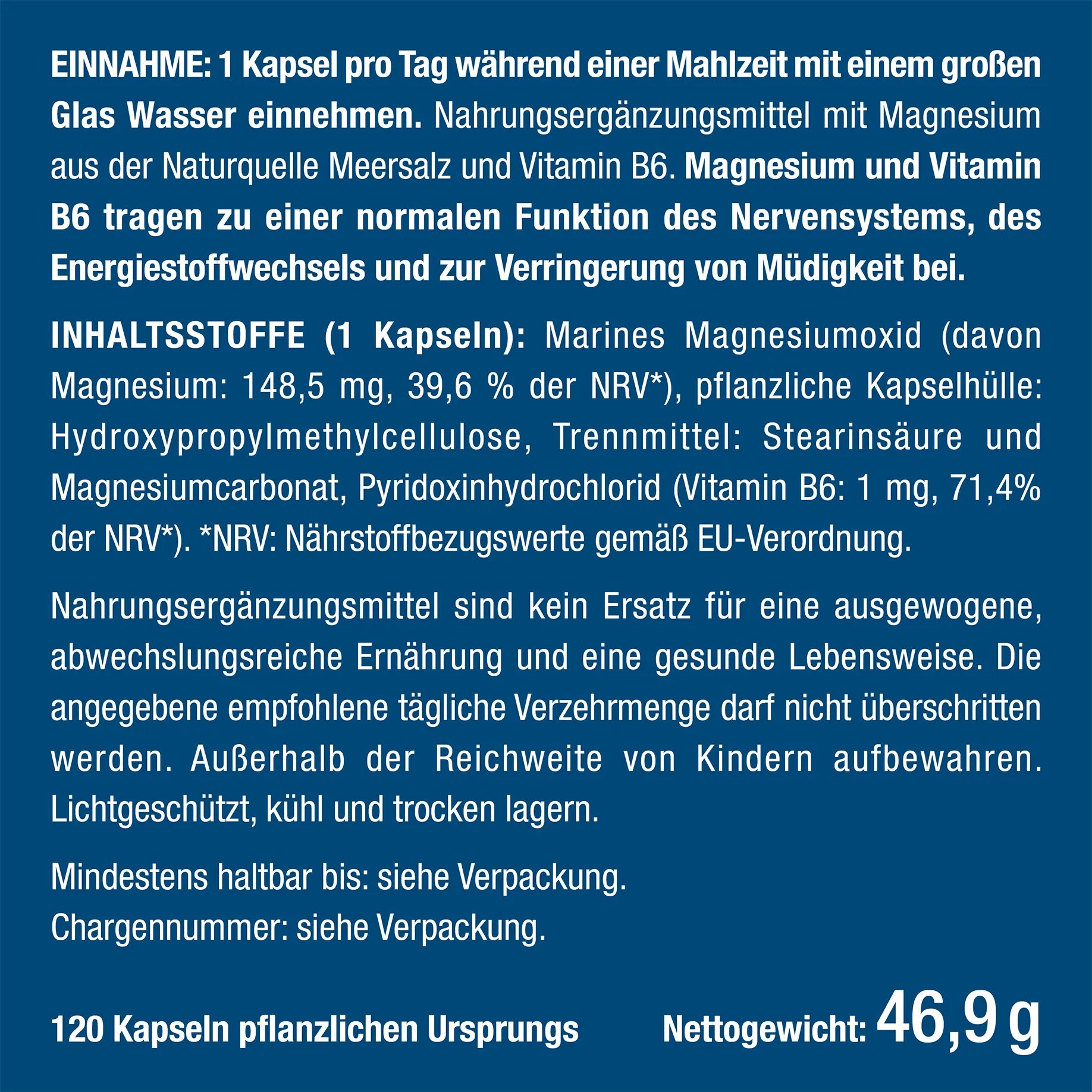 Magnesium Mare + Vitamin B6