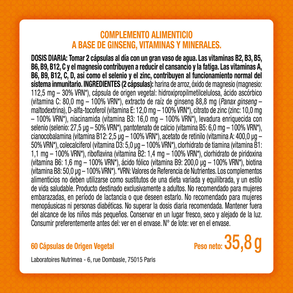 Multivitaminas y Minerales maxipure