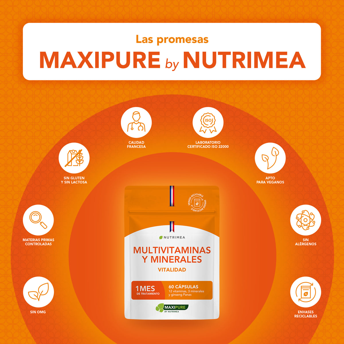 Multivitaminas y Minerales maxipure