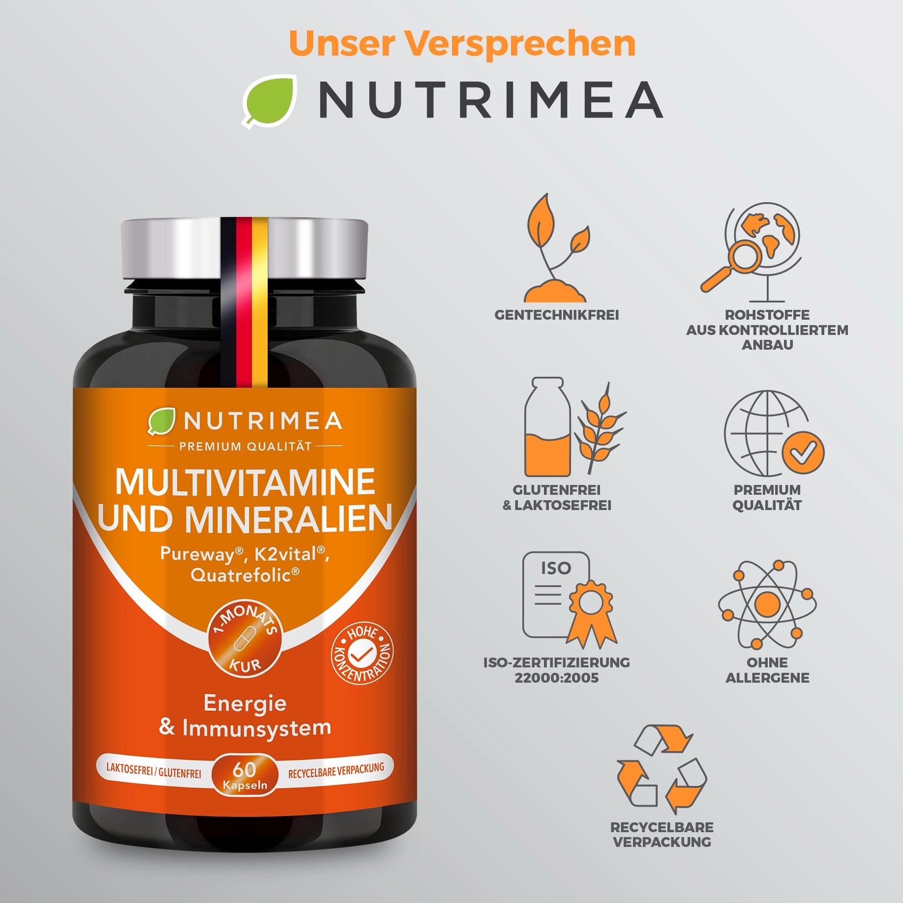 Multivitamine und Mineralstoffe