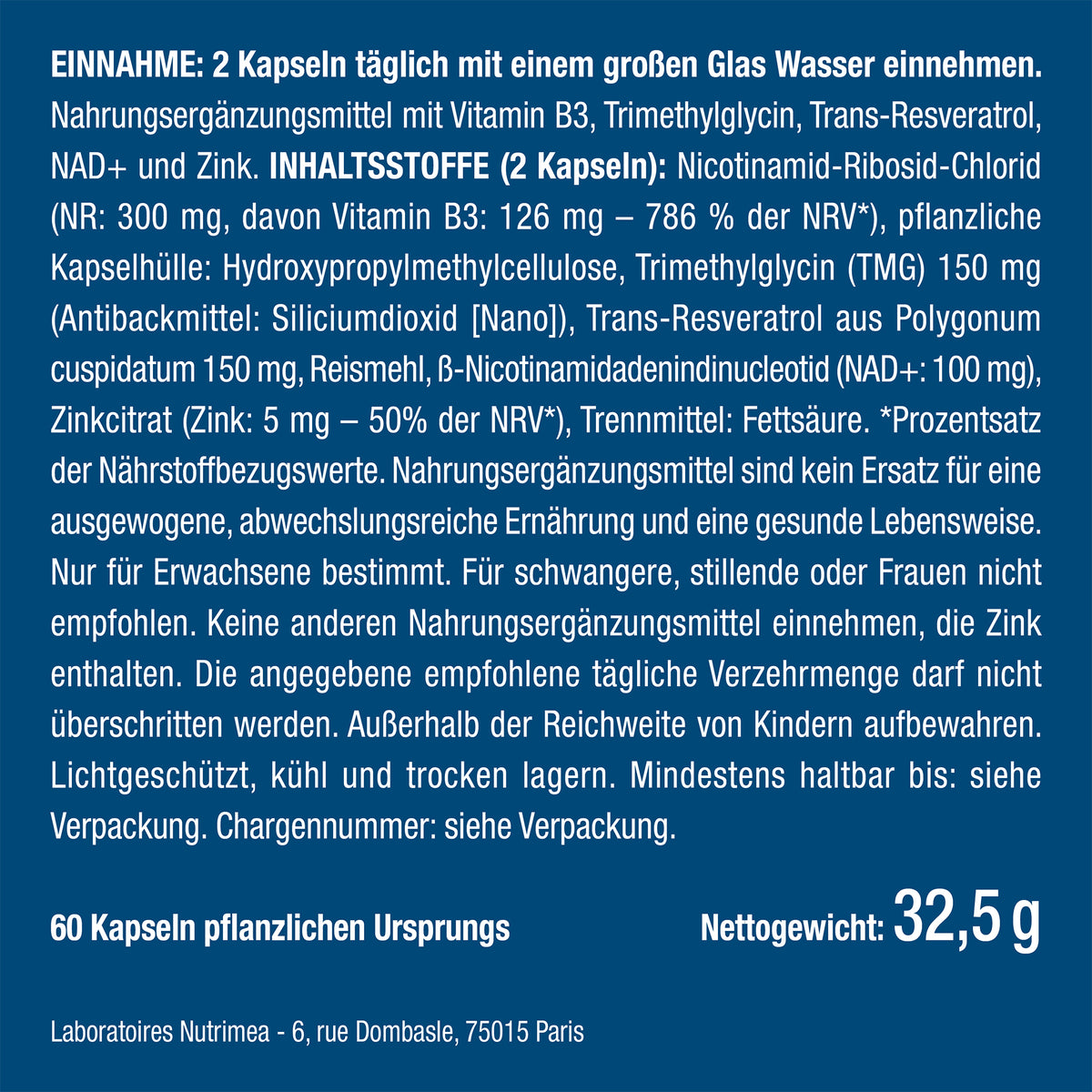 NAD+ DE
