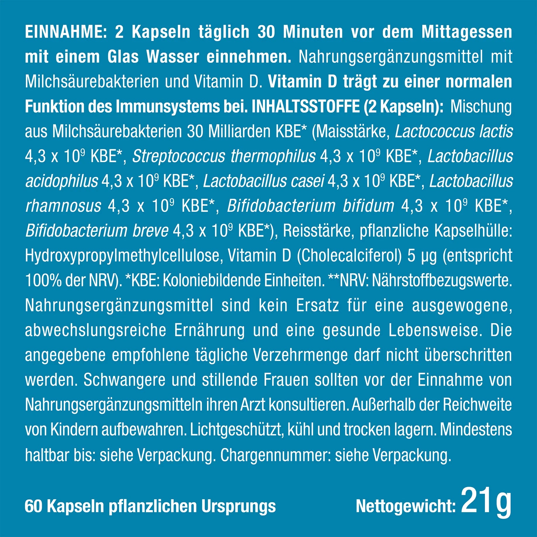 Probioactif Kulturen-Komplex