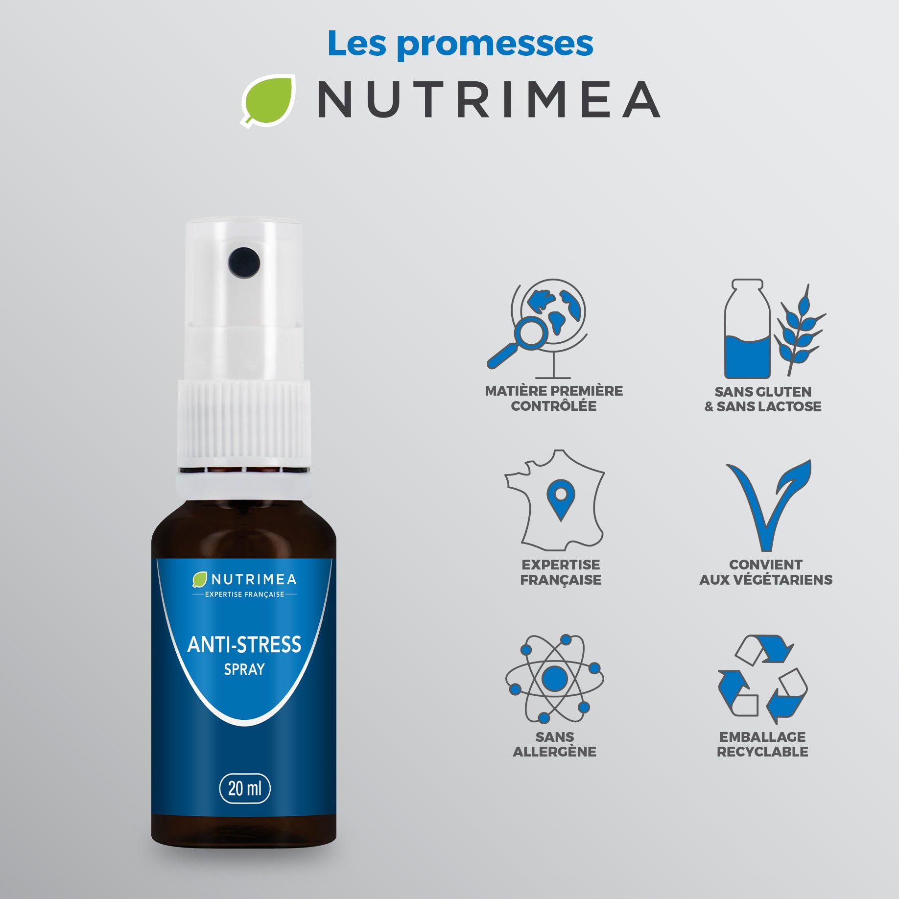 Spray anti-stress en complément alimentaire