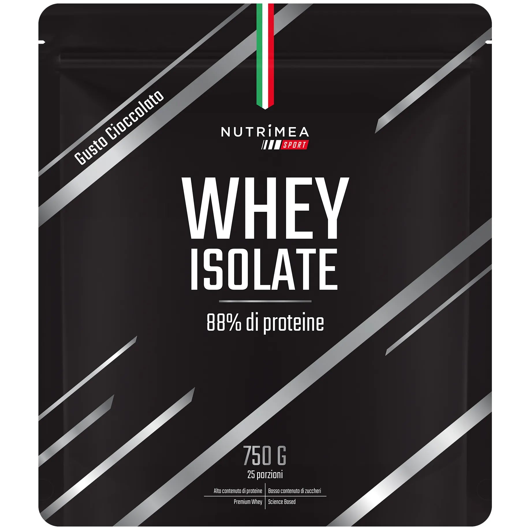 Fondo bianco de Whey gusto cioccolata