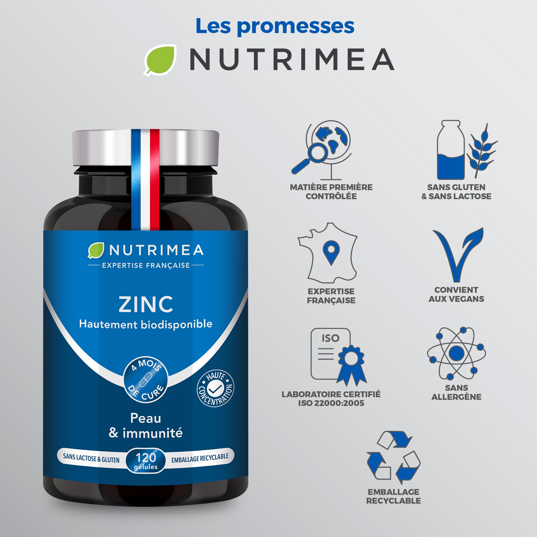 Gélules de Citrate de Zinc