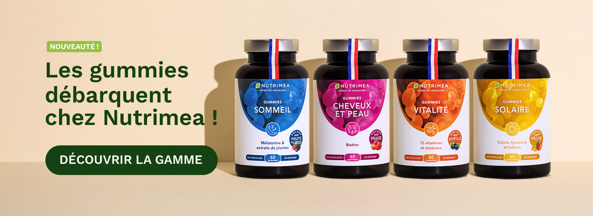 Les gummies débarquent chez Nutrimea !