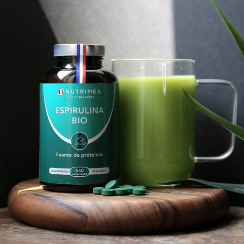 Espirulina como complemento alimenticio 