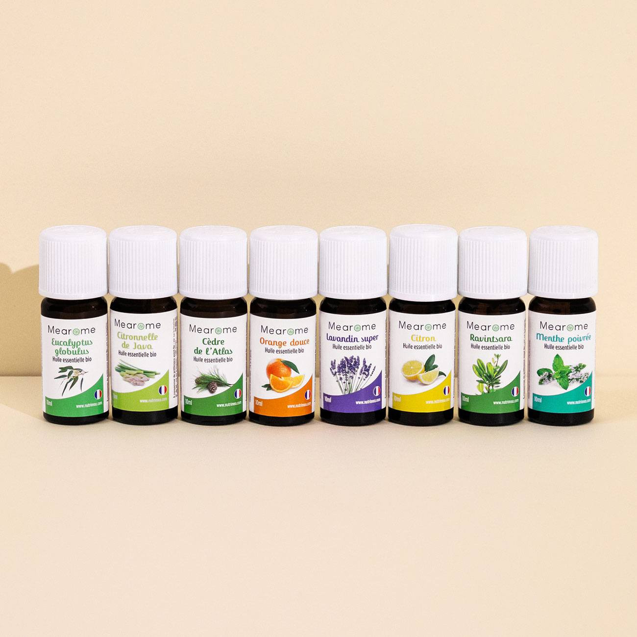 Coffret Huile Essentielle - 8 huiles essentielles - Aromathérapie