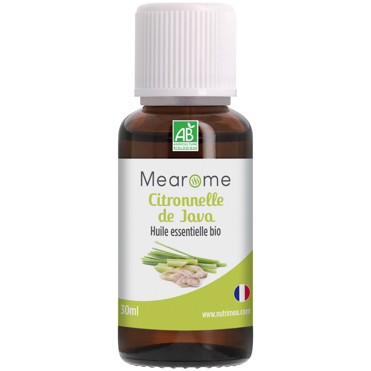 Photo de l'huile essentielle CITRONNELLE DE JAVA – Huile Essentielle Bio AB - 30ML Photo de l'huile essentielle CITRONNELLE DE JAVA – Huile Essentielle Bio AB - 30ML