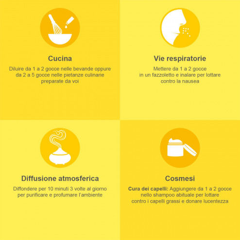 Immagine della confezione dell'Olio essenziale Limone