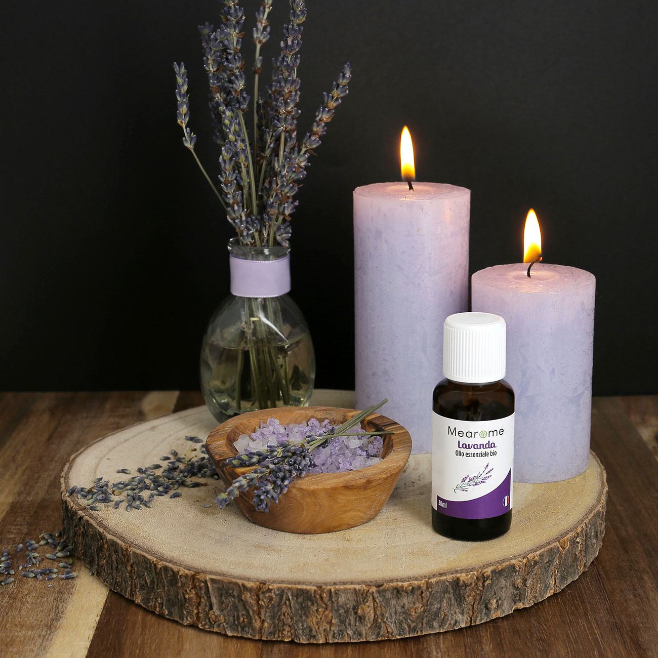Immagine della confezione dell'Olio essenziale Lavanda Immagine della confezione dell'Olio essenziale Lavanda
