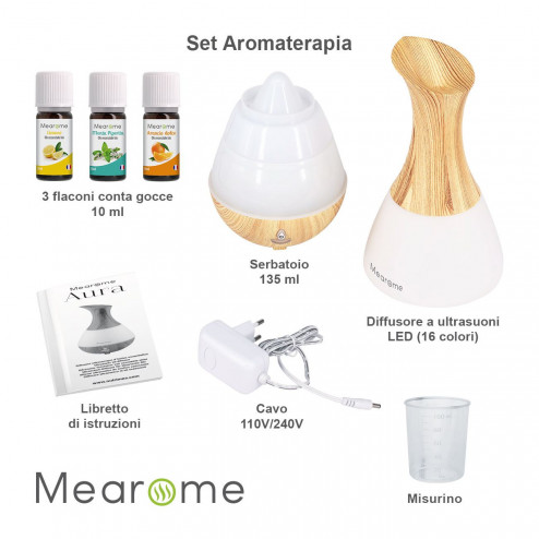 Illustrazione del portapillole dell'Olio essenziale Kit Aromaterapia - Diffusore + 3 Oli Essenziali