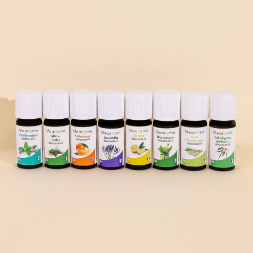 Kaufen Sie Aromatherapie Geschenk-Set - 8 Ätherische Öle 100% BIO