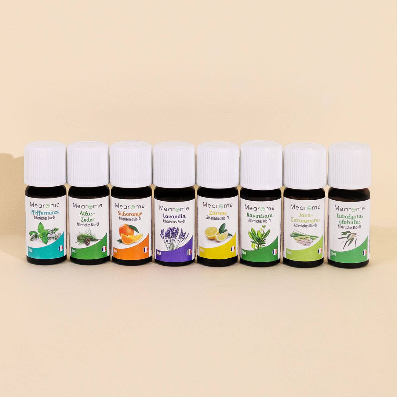 Kaufen Sie Aromatherapie Geschenk-Set - 8 Ätherische Öle 100% BIO