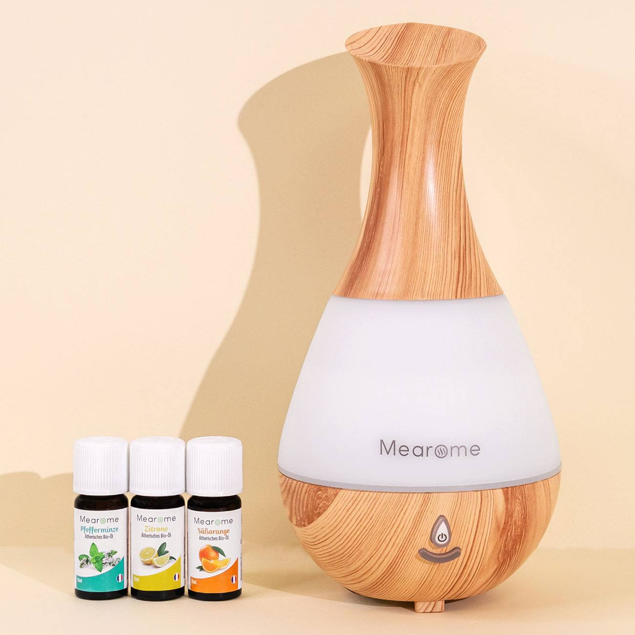 Aromatherapie Set Initiation - Diffuser & 3 Ätherische Öle 100% BIO