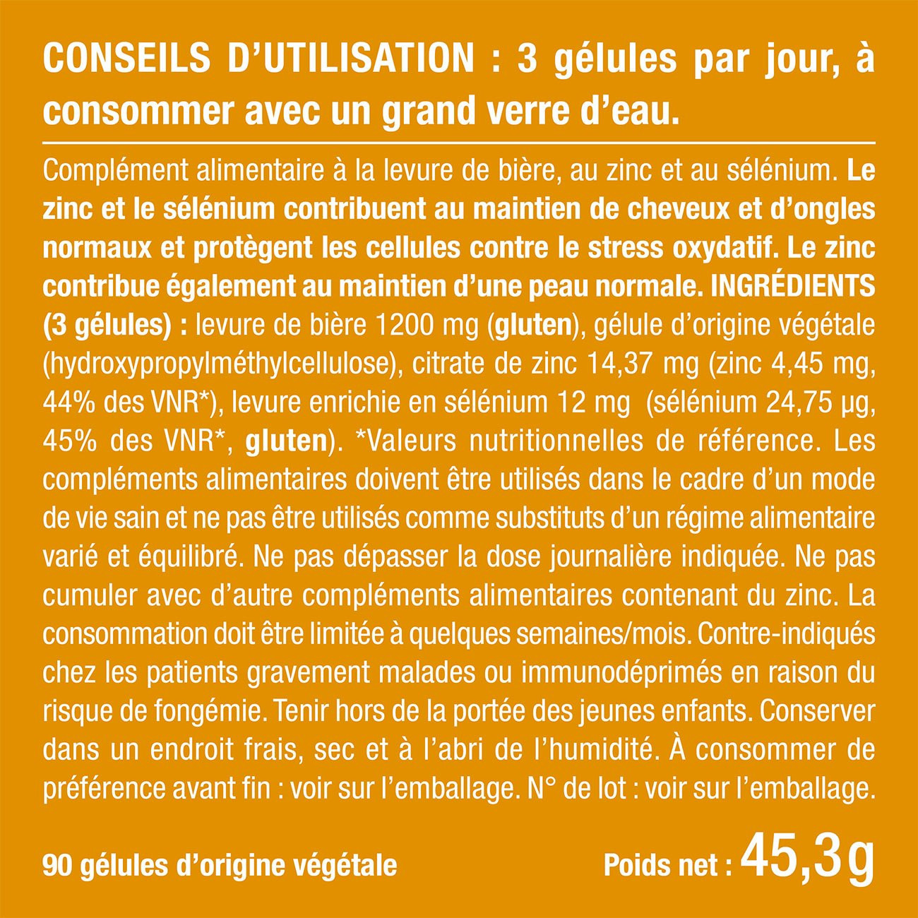 Image du complément alimentaire à base de Levure de Bière revivifiable Image du complément alimentaire à base de Levure de Bière revivifiable