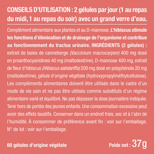 Bienfaits et contre indications pour Cysticure - Confort Urinaire