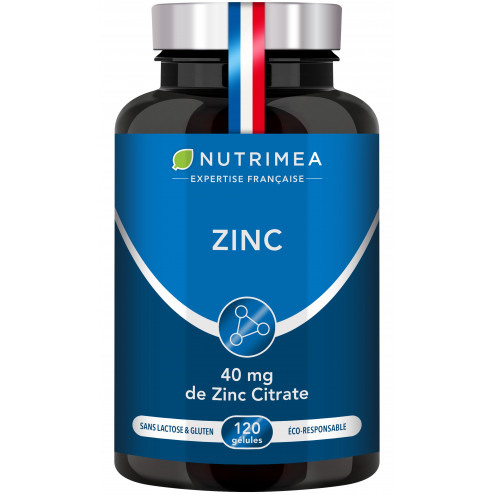 Fond blanc du pilulier de Citrate de Zinc