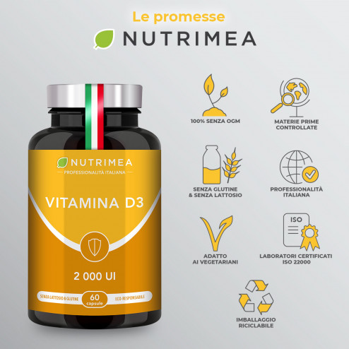 Capsule di Vitamina D3 - 2000 UI