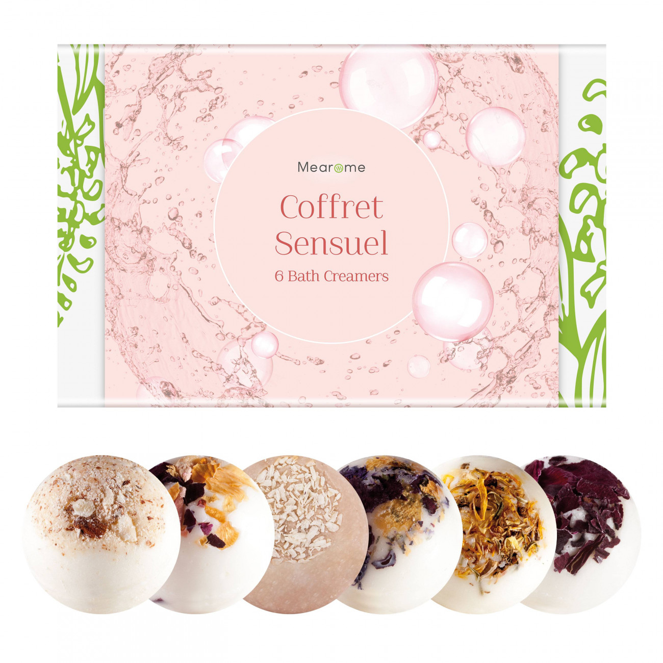 Photo du packaging de l'huile essentielle Boules de bain - Coffret Sensuel