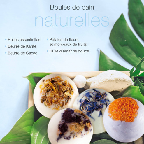 Image en situation de l'huile essentielle Coffret Voyage - Soin - Boules de bain