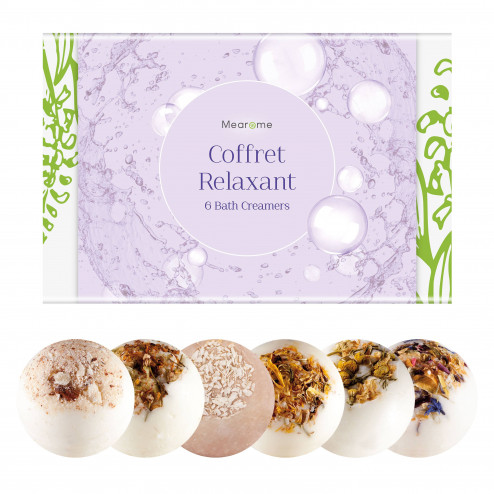 Photo de l'huile essentielle Coffret Relaxant - Soin - Boules de bain