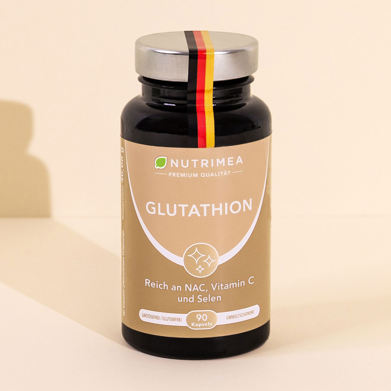 Bild der Verpackung des Supplements Glutathion
