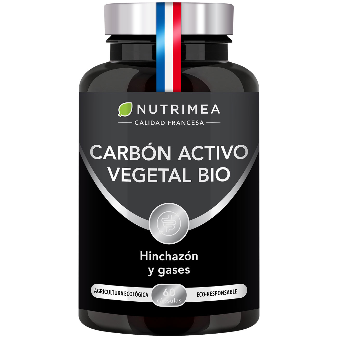 Carbón Vegetal Activado, 60 Cápsulas