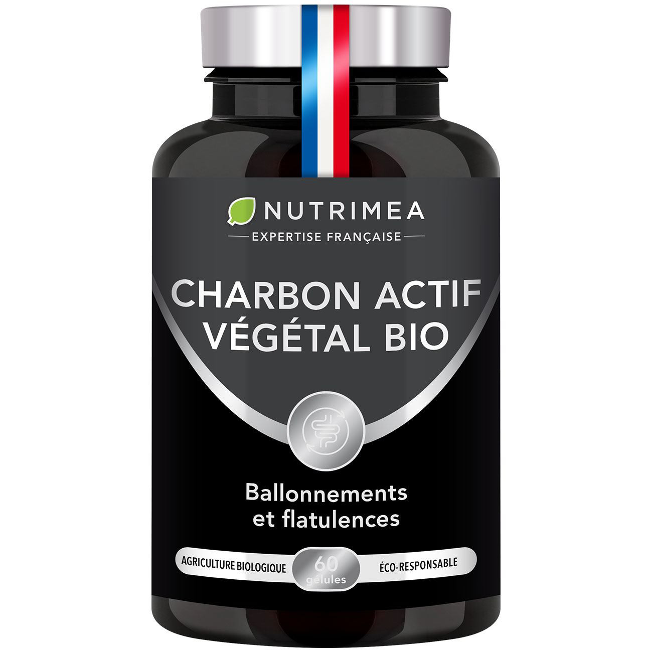 Photo du complément alimentaire Charbon végétal actif bio Photo du complément alimentaire Charbon végétal actif bio
