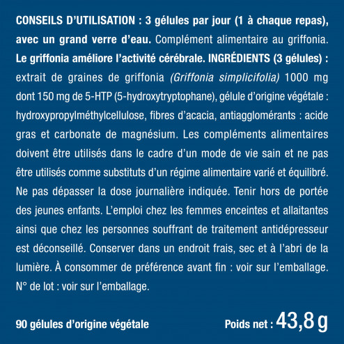 Trio SOMMEIL - Mélatonine, 5-HTP, Magnésium pour 