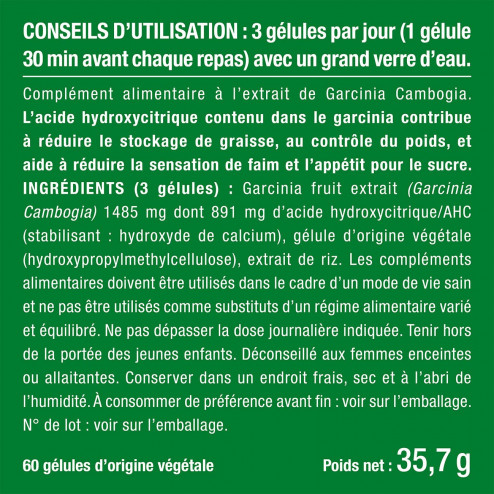 Bienfaits et contre indications pour Garcinia Cambogia