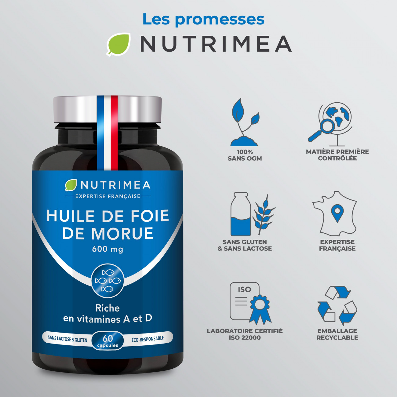 Huile de Foie de Morue - Capsule - Bienfaits - Vitamine A - Oméga 3