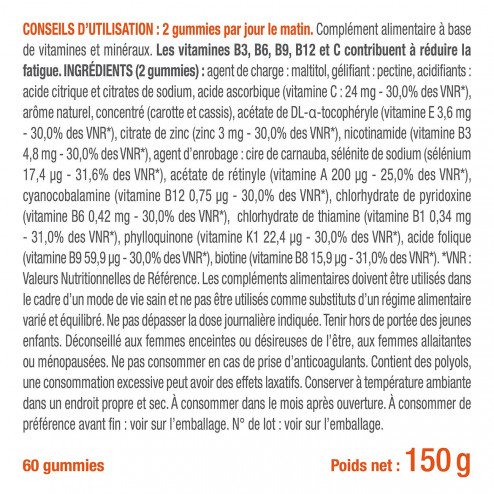 Gummies Vitamines en complément alimentaire
