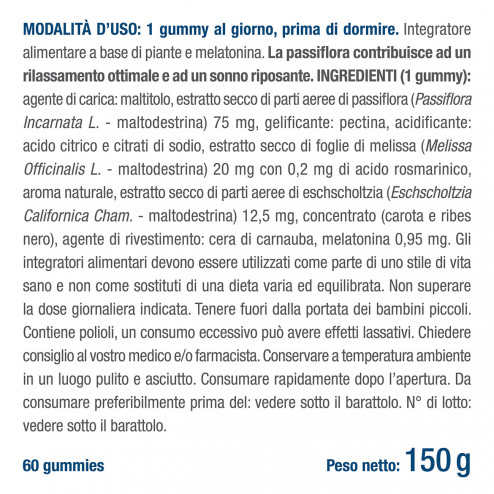 Benefici e controindicazioni di Gummies Sonno