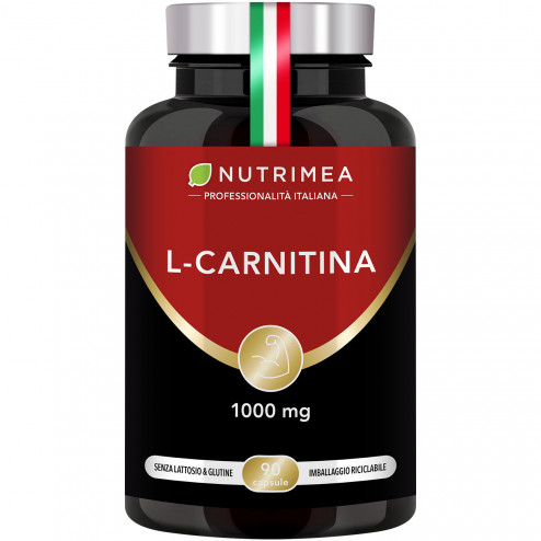 Sfondo bianco del portapillole L-Carnitina