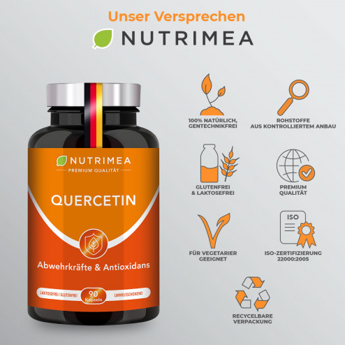 Quercetin - Immunsystem Booster Kapseln.