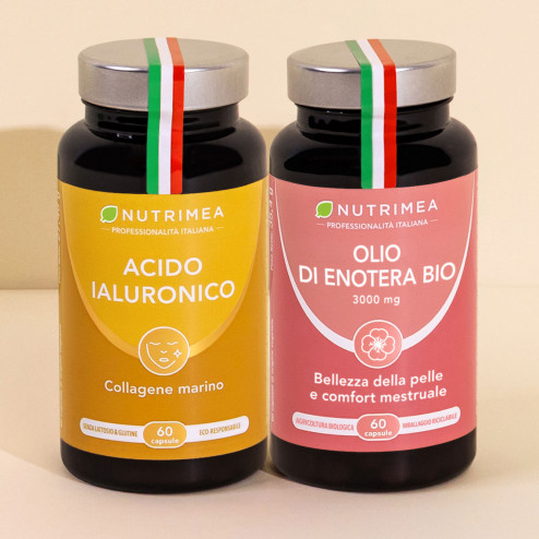 Acquista Pack Cura della Pelle: Acido Ialuronico + Olio di Enotera Bio