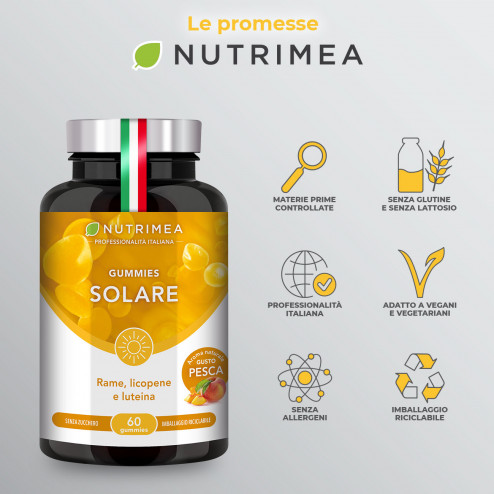 Gummies Solare come integratore alimentare 