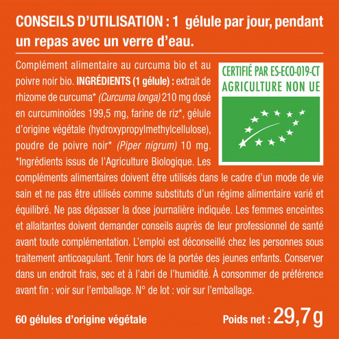 Trio ARTICULATIONS - Glucosamine, Harpagophytum, Curcuma en complément alimentaire