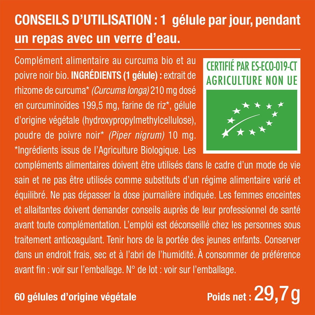 Image du complément alimentaire à base de Trio ARTICULATIONS - Glucosamine, Harpagophytum, Curcuma Image du complément alimentaire à base de Trio ARTICULATIONS - Glucosamine, Harpagophytum, Curcuma