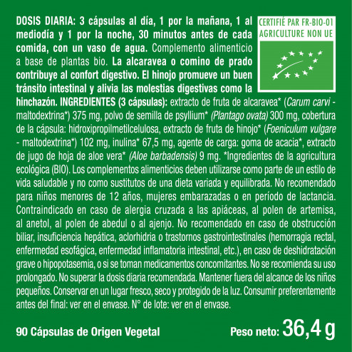 Beneficios y contraindicaciones de Herbacol - Digestión